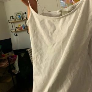 Cute white tank top
